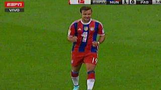 Gran pase de taco de Müller para el gol de Götze en Bayern