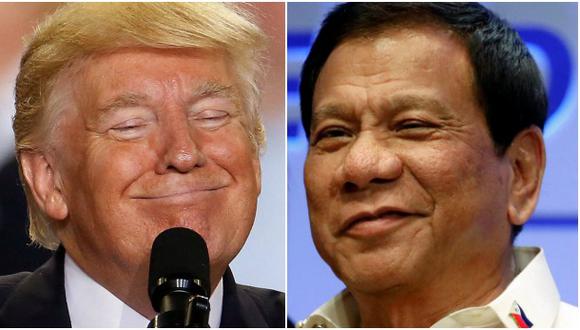 Donald Trump invita al presidente de Filipinas a la Casa Blanca