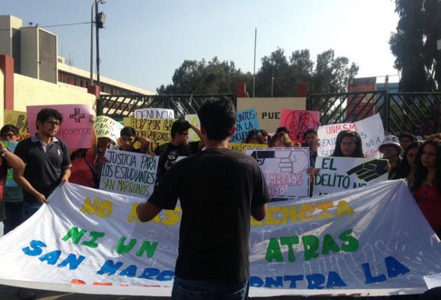 San Marcos: estudiantes se movilizaron para pedir más seguridad - 2