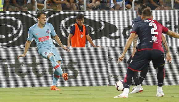 Atlético Madrid hizo debutar a Santiago Arias y Thomas Lemar en el encuentro ante Cagliari, que terminó siendo derrotado por el solitario gol de Borja. (Foto: AFP)