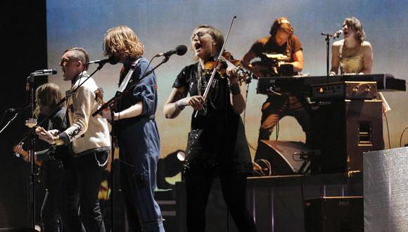 Arcade Fire durante su presentación en el O2 Arena de Londres, Reino Unido (2012). (Foto: Reuters)