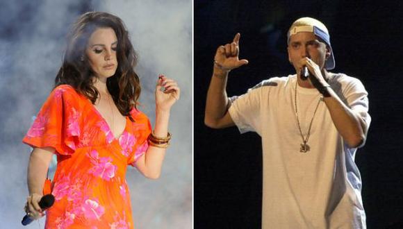 Su nueva víctima: Eminem amenazó con golpear a Lana del Rey