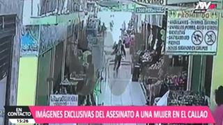 Feminicidio en el Callao: video muestra intento de huida del asesino