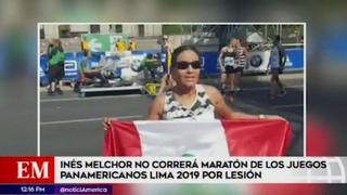 Inés Melchor queda fuera de los Juegos Panamericanos por lesión
