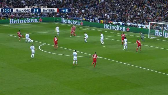 En el Real Madrid vs. Bayern Múnich, Keylor Navas realizó una atajada sensacional. (Foto: captura de YouTube)