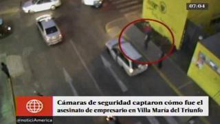 VMT: cámaras captaron seguimiento de sicarios a empresario