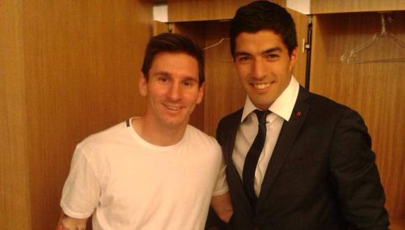 Lionel Messi saludó a Suárez vía Facebook por sus dos goles