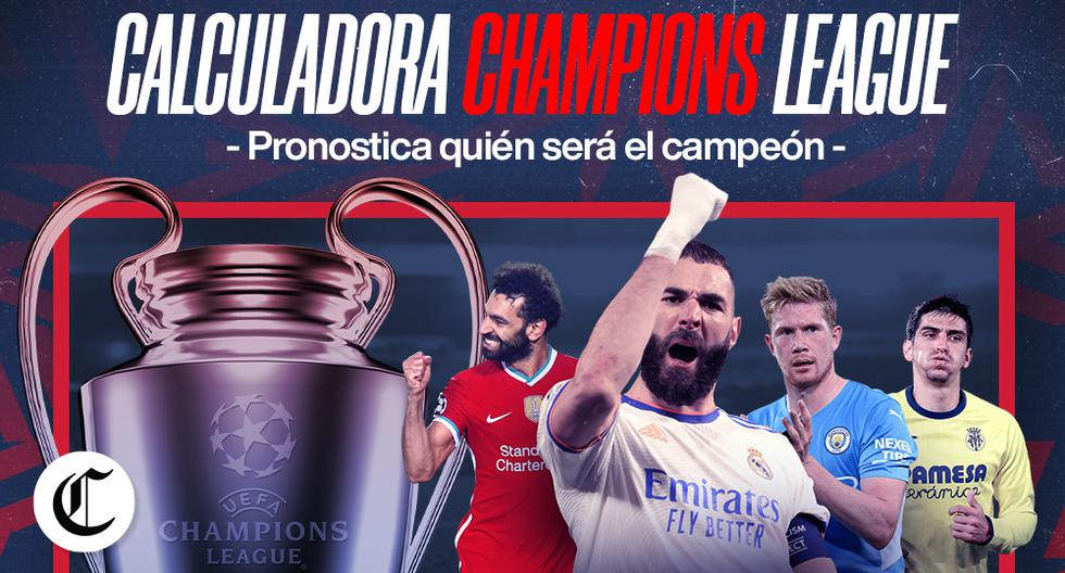 Calculadora, Champions League 21/22: ¿Qué equipo será el campeón de la de Campeones? | ESPECIAL | Real Madrid vs Manchester City | Sevilla vs | RMMD DTBN ES AR MX