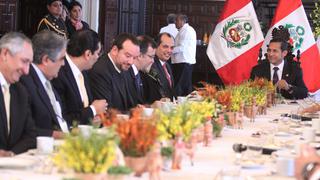 Ollanta Humala se reúne con  los gremios empresariales en Palacio