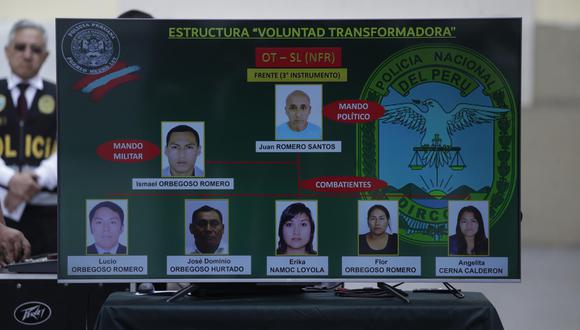Esta semana, la policía y el Ministerio Público capturaron en Trujillo a siete integrantes de una organización autodenominada Voluntad Transformadora, vinculada, según las autoridades, con Sendero Luminoso. (Foto: Hugo Pérez / GEC))