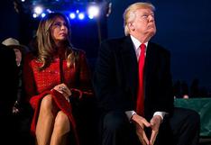 Melania Trump se niega a tomarse una foto conjunta con su marido