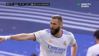 Faltabas tú: Benzema anotó el 4-0 y amarró el título de LaLiga para Real Madrid | VIDEO