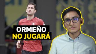 La pregunta del día: ¿Por qué Santiago Ormeño no podrá debutar con Perú ante Brasil en la Copa América? [VIDEO]