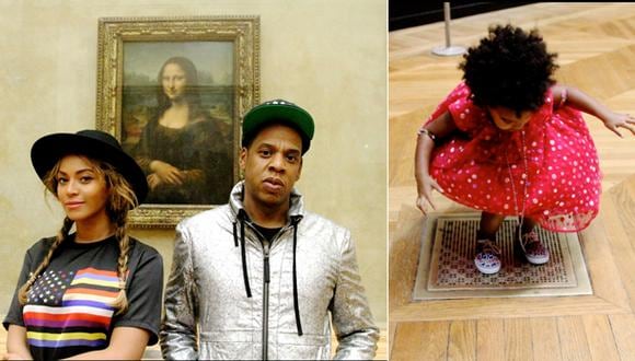 Beyoncé y Jay-Z cerraron el Louvre para su hija