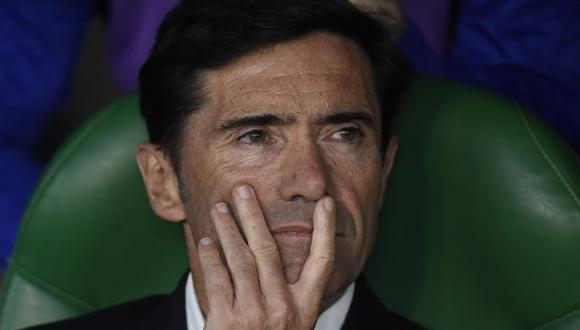 Marcelino García Toral era entrenador de Valencia desde mayo del 2017. (Foto AFP)