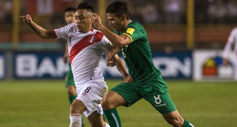 Christian Cueva tuvo una actuación decisiva en el Perú vs. Bolivia de agosto del 2017. (Foto: AFP)