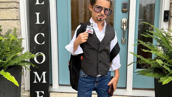 El pequeño Evans se disfrazó de Tony Stark para su fiesta de Halloween, pero sufrió bullying por parte de sus amigos. (Foto: Facebook / Jill Stahl Struckman).