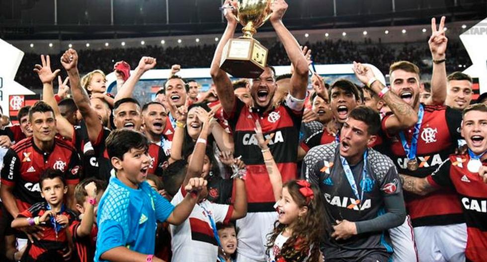 Paolo Guerrero y Miguel Trauco fueron por primera vez campeones en el fútbol brasileño. (Foto: Gazeta Press Video: YouTube)