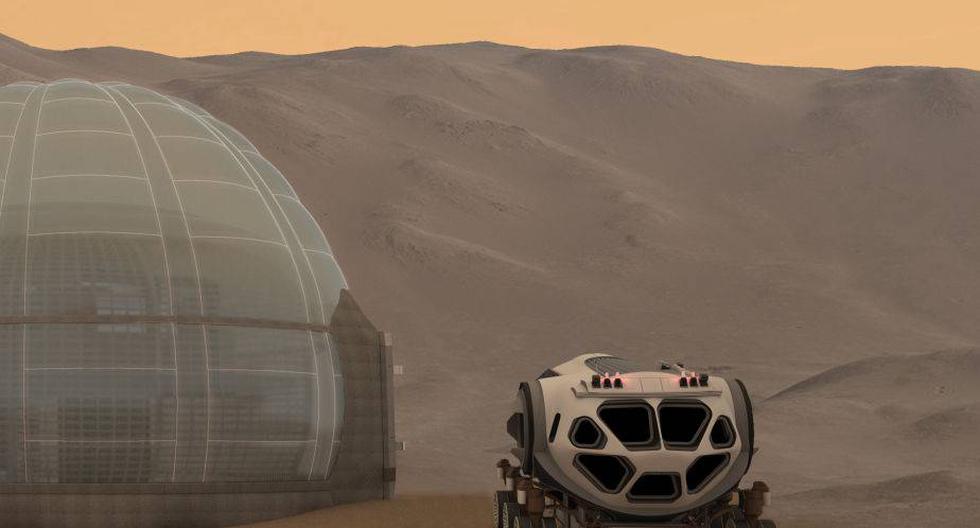 Concepto art&iacute;stico del hogar de los astronautas en Marte. (Foto: NASA/Clouds AO/SEArch)