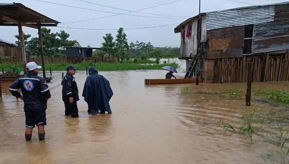 Decenas de familias quedaron con sus viviendas inhabitables debido a fuertes lluvias en Yurimaguas. (Foto: Hospital de Yurimaguas)