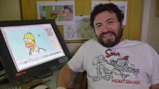 El caricaturista encargado de darle la vida a "Los Simpson"