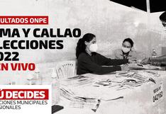 Resultados ONPE de Lima y Callao EN VIVO: ganadores en Lima y distritos en las Elecciones 2022