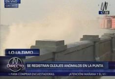 Callao: oleajes anómalos fueron registrados en el litoral