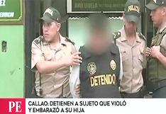 Callao: detienen a sujeto que violó y embarazó a su hija de 12 años