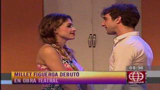 Milett Figueroa debutó en el teatro con papel protagónico