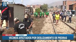 Chosica: familias resultan muy afectadas por huaico en la zona de Lurigancho | VIDEO