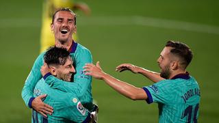 Barcelona goleó 4-1 a Villarreal y aún sueña con el título de LaLiga