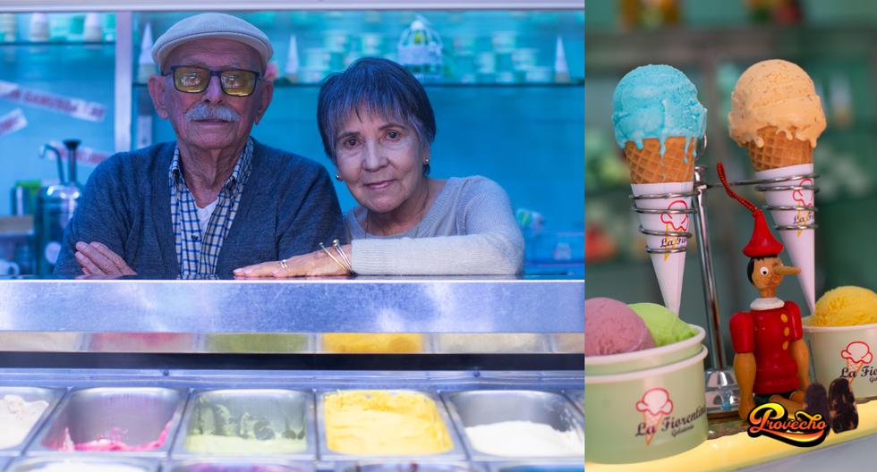 Carlos Casassa y Zaida Ortega, su esposa, administran esta encantadora heladería. Todos los días se encargan de verificar que todo vaya bien en el negocio y suelen conversar con los clientes.