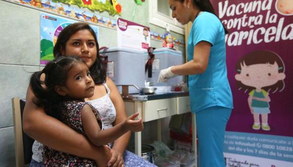 El presidente PPK participó en el lanzamiento de la primera etapa de la vacunación contra la varicela en el Instituto Nacional de Salud del Niño en Breña. (Difusión)