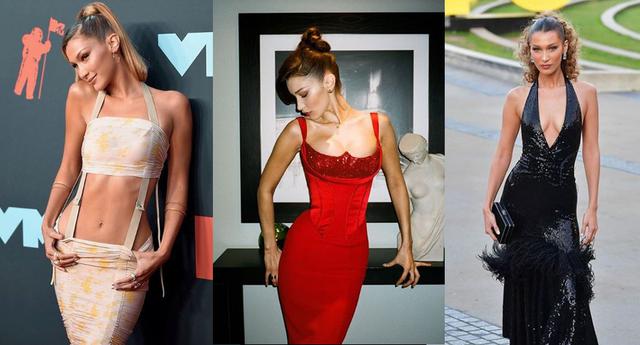 Bella Hadid siempre apuesta por llevar vestidos ceñidos al cuerpo y de siluetas sensuales. En esta nota, recordamos sus mejores looks en eventos y alfombras rojas. (Fotos: Instagram/ @bellahadid)