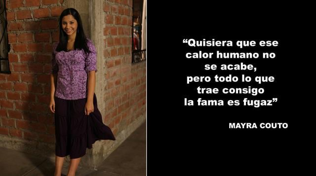 Mayra Couto se va de "Al fondo hay sitio": su salida en frases - 1