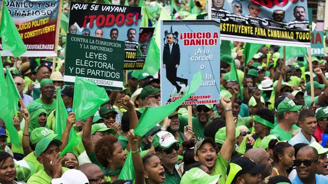 Marcha Verde surgió en enero de 2017 después de que Odebrecht reveló que distribuyó 92 millones de dólares en el país entre 2001 y 2014 para agenciarse la adjudicación de contratos gubernamentales. (Foto: EFE)