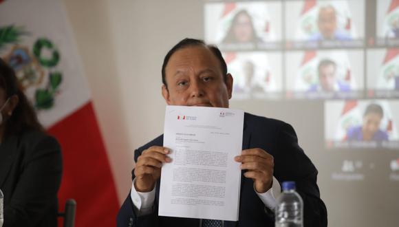 Gutiérrez, en su carta de renuncia, exhorta a la presidenta del Congreso, María del Carmen Alva, a realizar el proceso de selección de su sucesor en la Defensoría del Pueblo de manera "oportuna" y "transparente". (Foto: Britanie Arroyo | GEC)