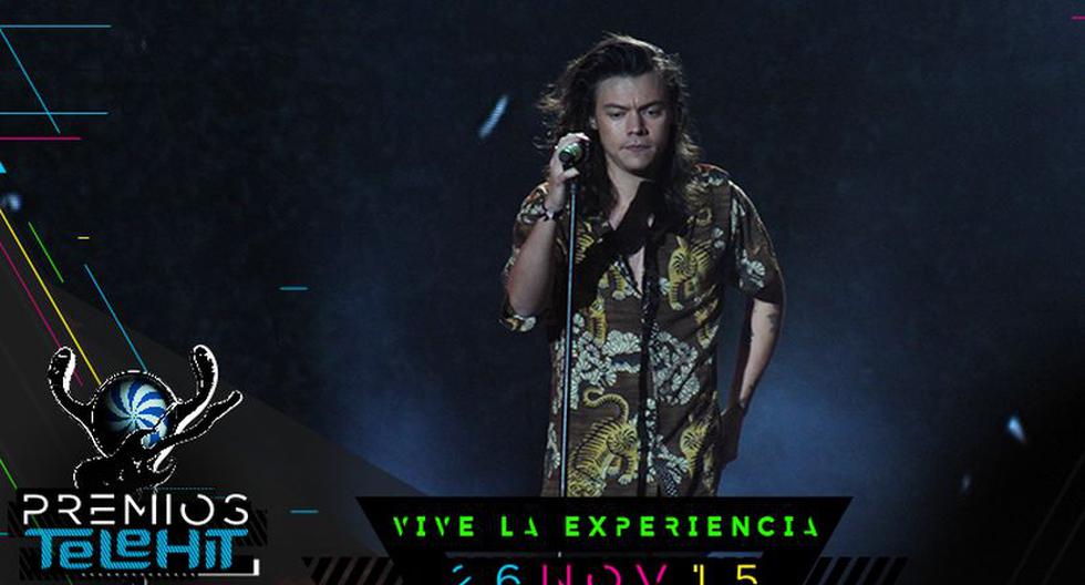 Harry Styles en el concierto de One Direction en los premios Telehit 2015 (Foto: Facebook)