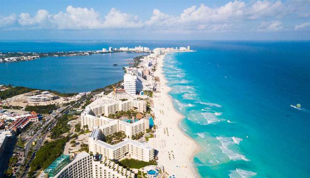 Cancún, México. Se estima que este año llegaron 6.269.000 personas a la ciudad ubicada en el estado de Quintana Roo. (Foto: Shutterstock)