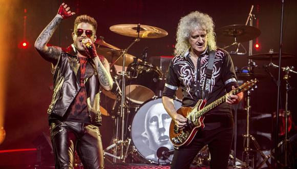 Adam Lambert y Queen. (Foto: AP)