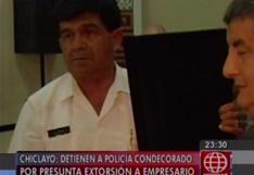 Chiclayo: detienen a un policía condecorado acusado de extorsión