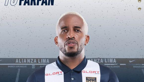 Alianza Lima presentó a Jefferson Farfán en las redes sociales del club. (Foto: @ClubALoficial)