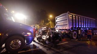 Surco: accidente de tránsito dejó cuatro heridos en la Panamericana Sur