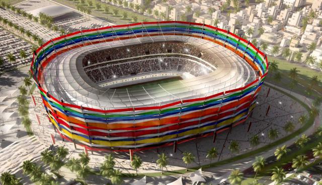 El estadio Al-Gharafa será una de las sedes del Mundial Qatar 2002. Ubicado en la ciudad de Al-Rayyan, tendrá capacidad para 44 mil espectadores. (Foto: Difusión)