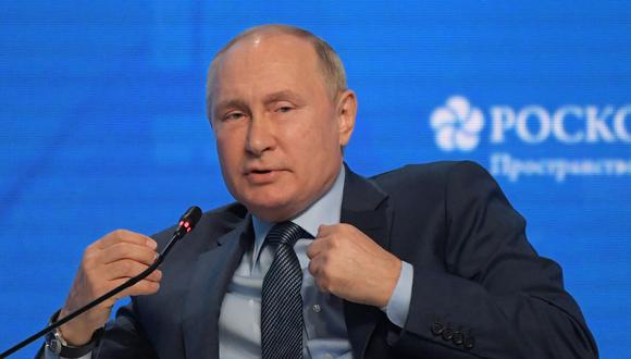 El presidente de Rusia Vladimir Putin. (SERGEI GUNEYEV / SPUTNIK / AFP).