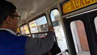 Trujillo: Defensoría detecta microbuses y combis que dan servicio en mal estado