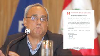 Carta de Manuel Burga: ¿no se presentará a las elecciones?
