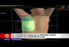 Lima: cáncer de mama es la primera causa de muerte en mujeres