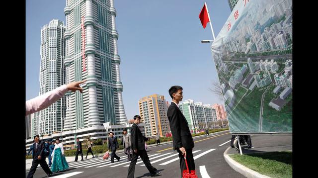 Kim Jong-un inaugura un complejo residencial de rascacielos - 14