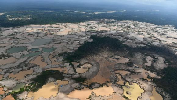 La minería ilegal y las actividades agropecuarias han sido los principales factores de pérdida de bosques durante el año pasado. Foto: Mininter